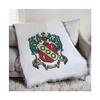 Alpha Gamma Delta Full Color Crest Afghan Blanket Throw view 1