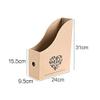 AVEO Bookshelf 1 PCS File Paper Holder Desktop File Organizer for Books, Documents Storage Box Document Cabinets Desk Folder Office Suppiles Bookcase view 2