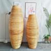Southeast Asian Rattan Floor vase, Dried Flower Container, Silk Flower Weaving Flower, Living Room and Dining Room Window Display 30-120cm-50CM high view 4