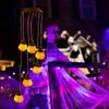 SOLUSTRE 1pc Halloween Solar Wind Chimes Lamp Outdoor Decorative Hanging Lamp Pumpkin Design for Garden Patio Festive Decor Unique Solar view 3