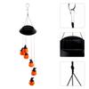 SOLUSTRE 1pc Halloween Solar Wind Chimes Lamp Outdoor Decorative Hanging Lamp Pumpkin Design for Garden Patio Festive Decor Unique Solar view 4