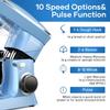9.5 Qt Stand Mixer, 10-Speed Tilt-Head Food Mixer, Vezzio 660W Kitchen Electric Mixer with Stainless Steel Bowl, Dishwasher-Safe Attachments for Most Home Cooks(Blue) view 3