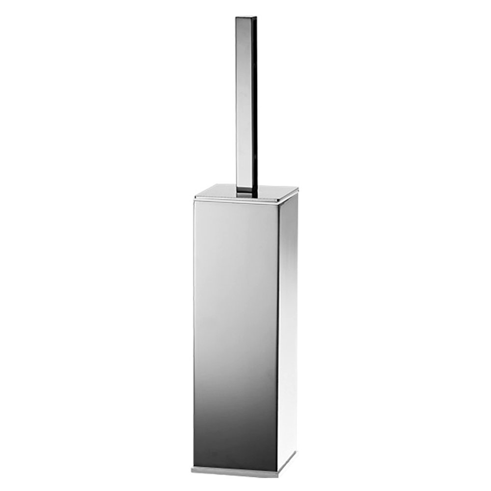 Stand Toilet Brush Square - Chrome
