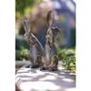 Contemporary Home Living Set of 2 Gray Floppy Eared Easter Rabbit Figurines 16.75" view 2