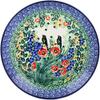 Polmedia Polish Pottery Dinner Plate UNIKAT - Window Views Pattern Handmade in Boleslawiec Poland by Ceramika Artystyczna + Certificate of Authenticity view 2