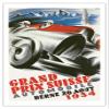 1934 Swiss Grand Prix - Bern Switzerland - Vintage Car Racing Poster - Fine Art Matte Paper Print (Unframed) 30x44in view 1