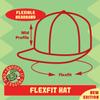 Ladle Pourer AF - Soft Flexfit Baseball Hat Cap, Black, Small/Medium view 4