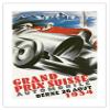1934 Swiss Grand Prix - Bern Switzerland - Vintage Car Racing Poster - Bamboo Fine Art 290gsm Paper Print (Unframed) 24x32in view 1