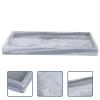 Cabilock 1pc Elegant Ceramic Serving Tray Versatile Jewelry Storage Organizer Nordic Style Marble Pattern for Home and Bathroom Use view 3