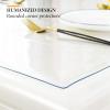 Deep Dream 1.5mm Clear Desk Cover Protector, 3048 Inch Clear Desk Cover, Rectangular Vinyl Desk Pad, PVC Plastic Table Cover for Office, Dresser, Night Stand, Computer & Writing Desk Tabletop view 3