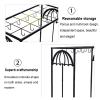 Umbrella Racks Modern Metal Umbrella Stand, 15 Holes 8 Hooks, Commercial Umbrella Bucket in Home Hotel Lobby, Easy to Clean, Black view 3