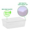 2.4 gal Produce Saver Containers for Refrigerator, Pizza Dough Proofing Box, Vegetable Storage Containers for Refrigerator, Pizza Storage Container, Marinating Container, Pizza Dough Box, Veggie Saver view 4