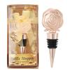 24PCS Bottle Stopper Wedding Favor for Guests,Metal Rose Wine Bottle Stopper Champagne Saver with Gift Box for Wedding Party Bridal Shower Birthday Souvenirs Gift Supplies Decoration (Pack of 24 Rose) view 1