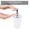 Bathroom Accessories Set, 6 Piece Modern Bath Accessory Bathroom Supplies Set Includes Emulsion Bottle, Tooth Brush Holder, Dish, Gargle Cup, Bin and Toilet Brush for Housewarming view 3