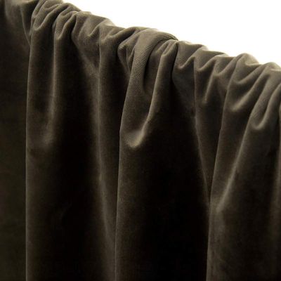 Dami Soft Thicker Velvet Fabric Upholstery Dressmaking Curtain Blind Cushion Craft Velour Material 150 cm Wide Sold by The Meter(Color:Deep Coffee)