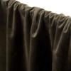 Dami Soft Thicker Velvet Fabric Upholstery Dressmaking Curtain Blind Cushion Craft Velour Material 150 cm Wide Sold by The Meter(Color:Deep Coffee) view 1