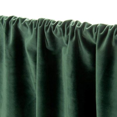 Dami Soft Thicker Velvet Fabric Upholstery Dressmaking Curtain Blind Cushion Craft Velour Material 150 cm Wide Sold by The Meter(Color:Pine Flower Green)