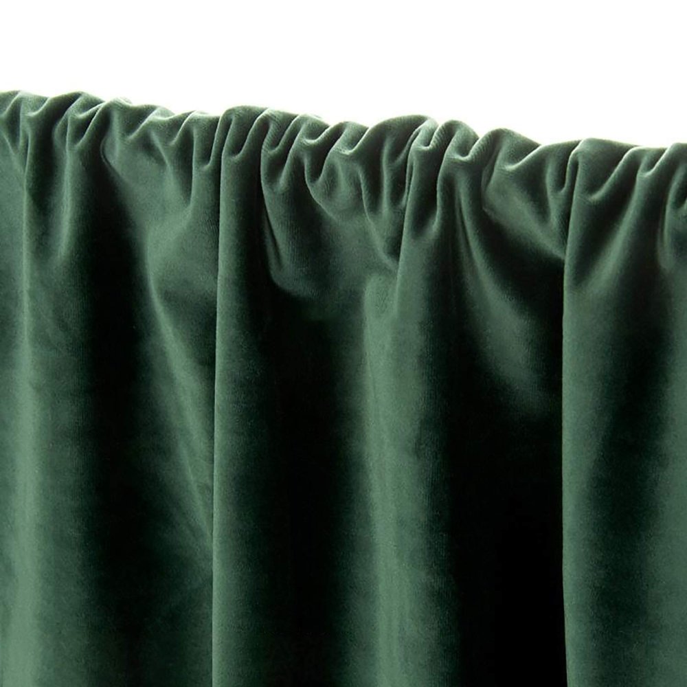 Dami Soft Thicker Velvet Fabric Upholstery Dressmaking Curtain Blind Cushion Craft Velour Material 150 cm Wide Sold by The Meter(Color:Pine Flower Green)