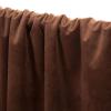 Dami Soft Thicker Velvet Fabric Upholstery Dressmaking Curtain Blind Cushion Craft Velour Material 150 cm Wide Sold by The Meter(Color:Iron Oxide red) view 1
