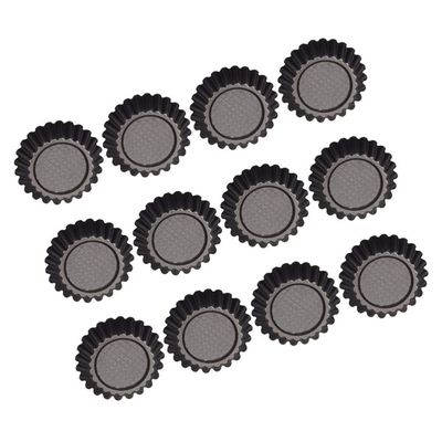 12pcs Cake Mold Tart Mold Bake Mold Muffin Mold DIY Mold Baking Mold Baking Tool Tartlet Mold Pie Mold Bakeware Mold for DIY Pastry Mold Egg Tarts Mold