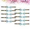 Cabilock 100pcs Lollipop Bow Ties Party Favor Bags Twist Tie present Goodie Candy Treat Biscuit Bags Packaging Ties Reusable Bag Wrapping Ties For Bread Cookies Sky- blue view 4