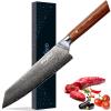 aisyoko Chef Knife 8 Inch Damascus Japan VG-10 Super Stainless Steel Professional High Carbon Super Sharp Kitchen Cooking Knife, Ergonomic Color Wooden Handle Luxury Gift Box view 1