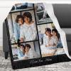 MIHOSI Custom Blanket with Picture, Personalized Blankets for Adults Kids - Customizable Photo Blanket, Customized Blankets as Gifts for Mom Dad Family Best Friends view 4