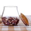 400ML, 900ML Glass Storage Jars, Spice Jars, Sealed Glass Bottles with lids, Kitchen jar Storage containers, Candy Jars can Contain Coffee Beans, Tea, Spices and candies-400ml view 3