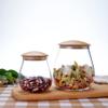 400ML, 900ML Glass Storage Jars, Spice Jars, Sealed Glass Bottles with lids, Kitchen jar Storage containers, Candy Jars can Contain Coffee Beans, Tea, Spices and candies-400ml view 4