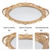 Cabilock 1pc Retro Decorative Mirror Tray for Jewelry Perfume Display and Photography Elegant Design for Home Decor and Event Styling view 2