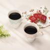 Narumi 97104-21475 Pair Mugs, Aurora, 9.8 fl oz (290 cc), Lace Pattern, Set of 2 Patterns, Blue, Pink, Cute, Stylish, Gift, Microwave Warming, Gift Box Included view 4