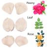 12set Gumpaste Flower Molds,Fondant Flower Tools, Silicone Veining Molds,Sugar Paste Making Tools for Fondant Chocolate Soap Polymer Clay Cake Decorating view 2