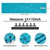 6 Packs 12 x 72 inches Turquoise Sequin Table Runner, Glitter Runner for Birthday Party Supplies Decorations Wedding Bachelorette Holiday Celebration Bridal Shower Baby Shower view 3