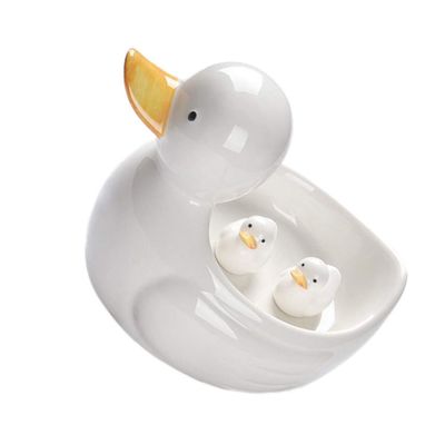 Cabilock 1set Adorable Ceramic Chopstick Holder and Rest Plate for Banquets and Celebrations and Smooth Finish Japanese Style Tableware