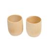 2PCS Wooden Tea Cup and Coffee Mug - Natural Bamboo Wine Camping Travel Mug for Outdoor Drinking - Gift for Hot Drinks, Beer view 1