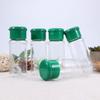 Cabilock 25pcs Plastic Spice Dispenser and Seasoning Jar for Kitchen and Bbq Coarse Spice Containers Removable Lid Green view 2