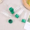 Cabilock 25pcs Plastic Spice Dispenser and Seasoning Jar for Kitchen and Bbq Coarse Spice Containers Removable Lid Green view 3
