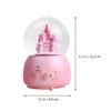 1pc Fairy Tale Snow Globe Led Lights Resin Decorative Crystal for Home Decor and Birthday Unique Desktop Ornament for Princess view 2