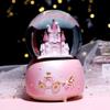 1pc Fairy Tale Snow Globe Led Lights Resin Decorative Crystal for Home Decor and Birthday Unique Desktop Ornament for Princess view 3