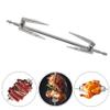 Hemoton 2pcs Stainless Steel Air Fryer Forks for Bbq Durable Rotisserie Grilling Forks for Chicken Fish and Meat Easy Clean Kitchen Accessories view 4
