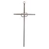 10" Wall Cross | Great Gift for Baptism, First Communion, Confirmation, Weddings | Simple Christian Home Dcor | Made in the USA (Silver-tone Wedding) view 1