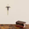 10" Wall Cross | Great Gift for Baptism, First Communion, Confirmation, Weddings | Simple Christian Home Dcor | Made in the USA (Gold-tone with Silver-tone Risen Christ) view 3