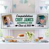 Let's Make Memories Personalized 6ft Graduation Banner - Class of 2026 or Any Year - Graduation Party Decorations - Custom Congratulations Banner - Indoor/Outdoor Vinyl - How Time Flies - Black - 6ft view 2