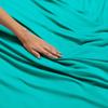 APRbedding Duvet Cover 3 Piece Set  Ultra Soft Double 800 TC 100% Egyption Cotton Hotel-Quality  Comforter Cover and 2 Pillow Shams,Turquoise -Queen (88'' x 88'') view 4