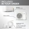 Cooper & Hunter 9,000 BTU 230V Single Zone Wall Mount Ductless Mini Split Air Conditioner & Heat Pump  21.2 SEER2  16FT Installation Kit  Refrigerant Pre-Charged  Inverter view 2