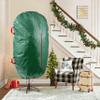 ZOBER Upright Christmas Tree Storage Bag With Drawstring Hem- Fits 9 Ft Trees - Plastic, Waterproof Christmas Tree Bag For Storage Box For Xmas - Strong, Durable Handles - Green view 2