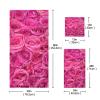 ALAZA Hot Pink Roses Towel Bathroom Sets 1 Bath Towel 1 Hand Towel 1 Washcloth Soft Luxury Decorative Set of 3 Towels Multipurpose for Kitchen Home Spa Beach view 3