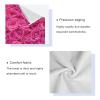 ALAZA Hot Pink Roses Towel Bathroom Sets 1 Bath Towel 1 Hand Towel 1 Washcloth Soft Luxury Decorative Set of 3 Towels Multipurpose for Kitchen Home Spa Beach view 4