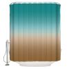 ALAGEO Shower Curtain Turquoise Purple Gradient Fabric Bath Curtains Solid Color Ombre Bathroom Decor Sets with Hooks Waterproof 72x78inch view 1