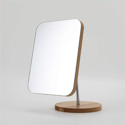 Indoor Gardening Flower Arrangement Spin Makeup Mirror (Size : 25 * 14CM)